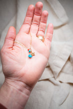 Load image into Gallery viewer, Turquoise charm necklace No.6
