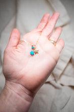 Load image into Gallery viewer, Turquoise charm necklace No.6
