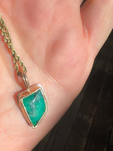 Load image into Gallery viewer, Chrysoprase Twin flam charm

