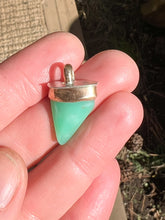 Load image into Gallery viewer, Chrysoprase Wave Charm
