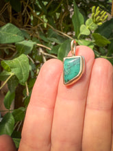 Load image into Gallery viewer, Chrysoprase Twin flam charm
