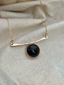 Obsidian Horizon Necklace