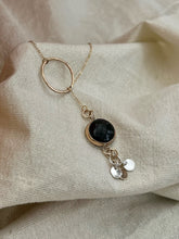 Load image into Gallery viewer, Obsidian Lariat Necklace
