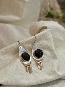 Obsidian Earring
