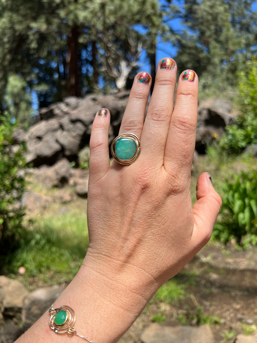 Chrysoprase Ring