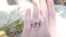 Load image into Gallery viewer, Watermelon Tourmaline Crown Ring No.1
