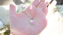 Load image into Gallery viewer, Watermelon Tourmaline Crown Necklace No.1
