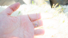 Load image into Gallery viewer, Watermelon Tourmaline Crown Necklace No.2
