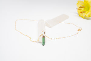 Tourmaline wand Necklace No.1