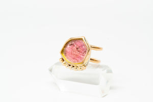 Watermelon Tourmaline Ring No.6