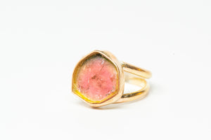 Watermelon Tourmaline Ring No.3