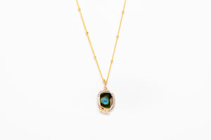 Watermelon Tourmaline Necklace No.4
