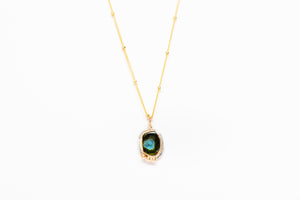 Watermelon Tourmaline Necklace No.4