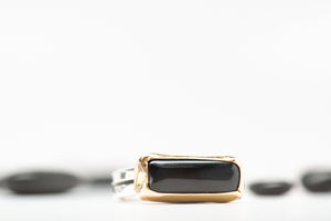 Obsidian Bar ring No.7