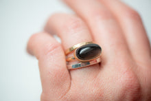 Load image into Gallery viewer, Obsidian Rings No.9
