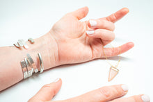 Load image into Gallery viewer, Pink Opal Tooth Necklace No.8
