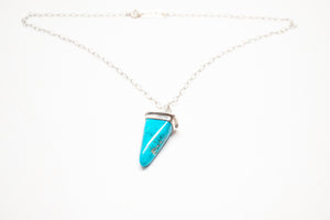 Turquoise Tooth Necklace No.3