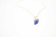 Load image into Gallery viewer, Lapis Lazuli Tooth Necklace No.4
