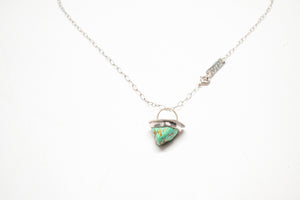Turquoise Tooth Necklace No.5