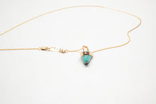 Load image into Gallery viewer, Turquoise Tooth Necklace No.6
