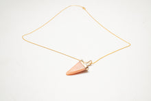 Load image into Gallery viewer, Pink Opal Tooth Necklace No.8

