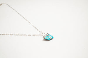 Turquoise Tooth Necklace No.9