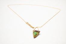 Load image into Gallery viewer, Turquoise Tooth Necklace No.12

