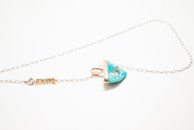 Load image into Gallery viewer, Turquoise Tooth Necklace No.15
