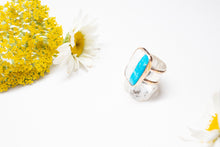 Load image into Gallery viewer, Twin Turquoise Cigar Ring No.1
