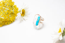 Load image into Gallery viewer, Twin Turquoise Cigar Ring No.3
