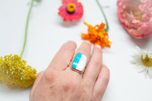 Load image into Gallery viewer, Twin Turquoise Cigar Ring No.1
