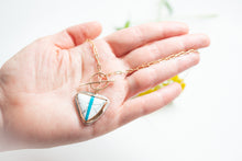 Load image into Gallery viewer, Twin Turquoise Toggle Necklace No.1
