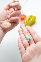 Load image into Gallery viewer, Twin Turquoise Charm Necklace No.3
