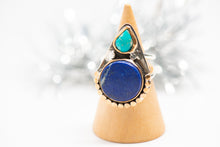 Load image into Gallery viewer, Lapis &amp; Turquoise Ring No.10
