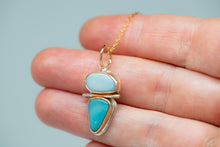 Load image into Gallery viewer, Australian bolder opal necklace No.2
