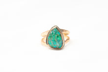 Load image into Gallery viewer, Crushed Opal &amp; Turquoise Ring No.11
