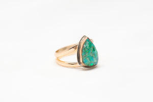 Crushed Opal & Turquoise Ring No.11