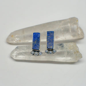 Lapis Lazuli Saloon Studs