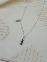 Load image into Gallery viewer, Tourmaline Wand Necklace No.3
