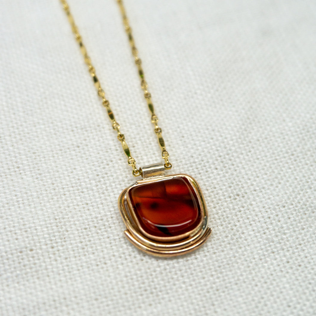 Oregon Carnelian Necklace No.1