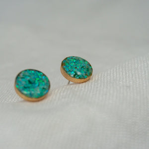 Opal Inlay Studs