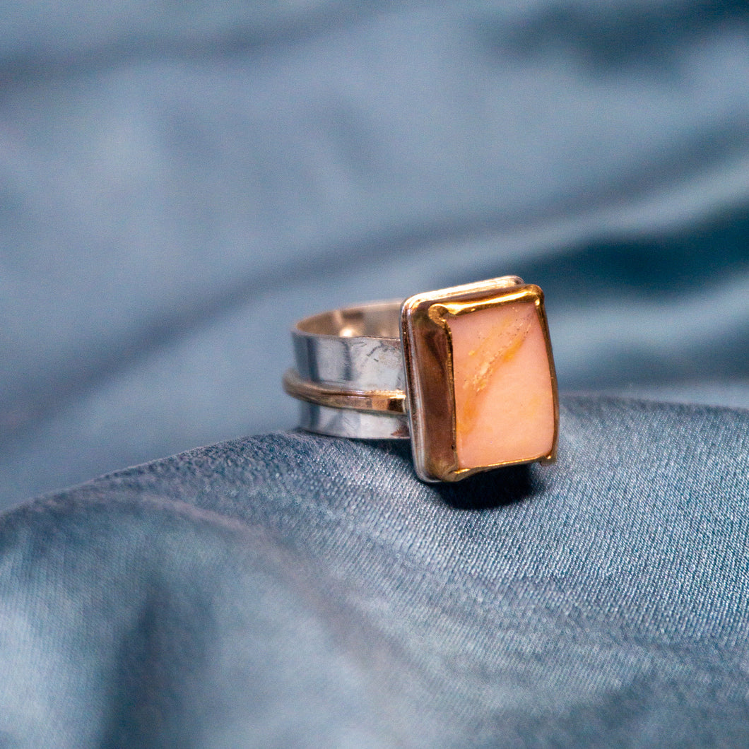 Love Pink Opal Ring No.2