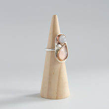 Load image into Gallery viewer, Soften, Rose Quartz &amp; Moonstone Shield
