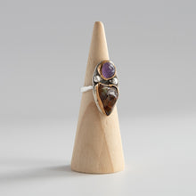 Load image into Gallery viewer, Fire Agate &amp; Amethyst
