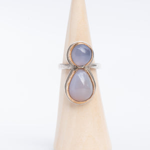 Holly Blue Agate Ring