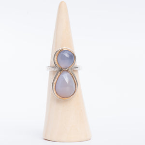 Holly Blue Agate Ring