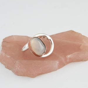 Moonstone Orbit Ring