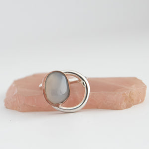 Moonstone Orbit Ring