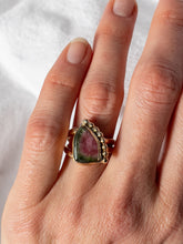 Load image into Gallery viewer, Watermelon Tourmaline Ring No.5
