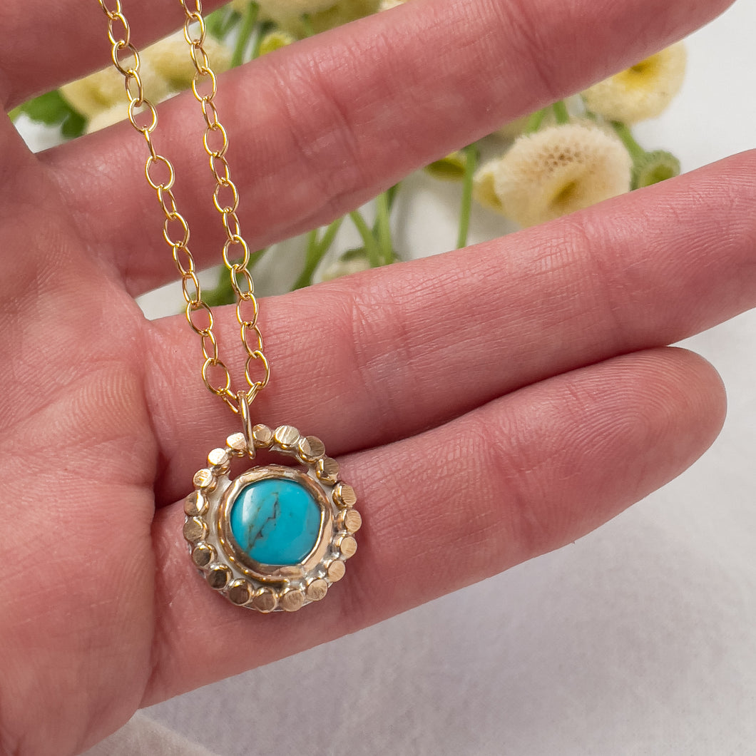 Turquoise & Gold Necklace No.2